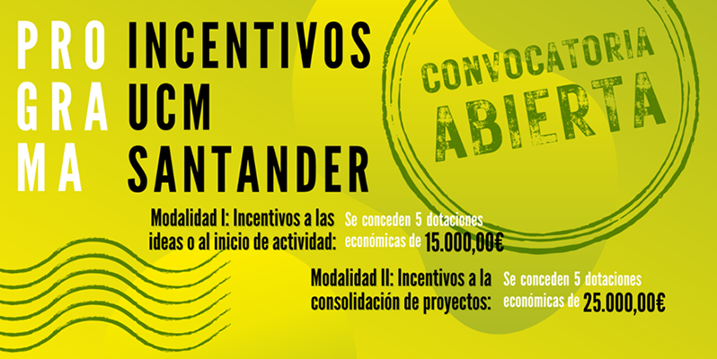 Incentivos a las ideas, al inicio de actividad o a la consolidación de proyectos. Inscripciones, hasta el 24 de octubre